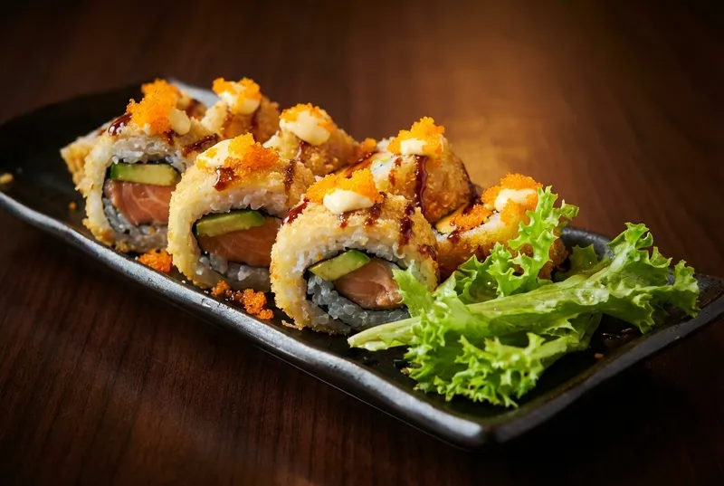 Wijnwand van Miru Sushi & Grill, Oss